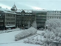 Исландия - Рейкьявик - площадь Аустурвотлур онлайн